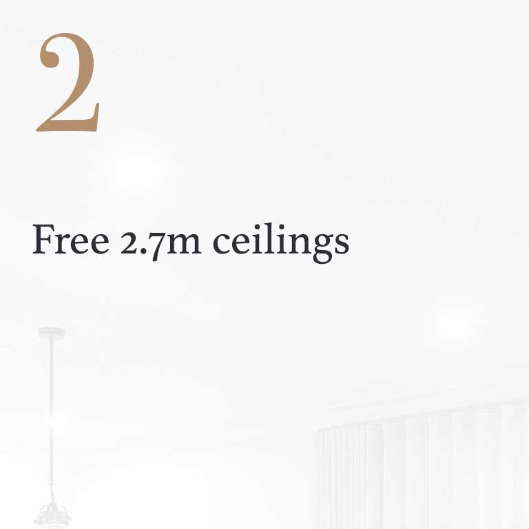 free 2.7m ceilings