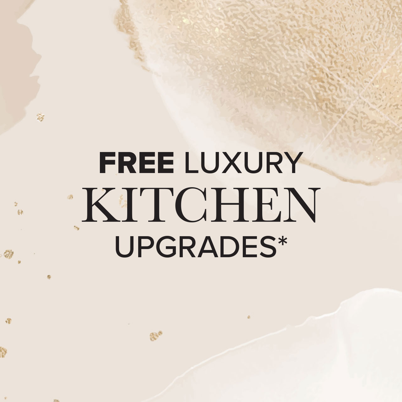 free luxury kitchen upgrades